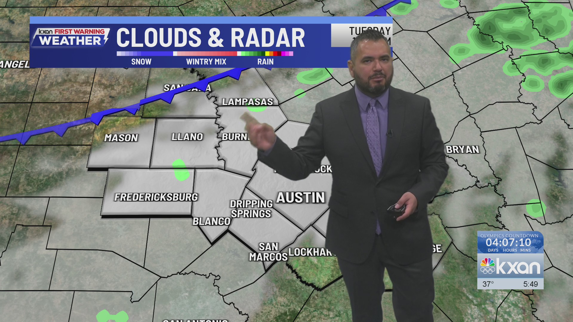 A warm start to the week before another front arrives | Feb 2 KXAN ...