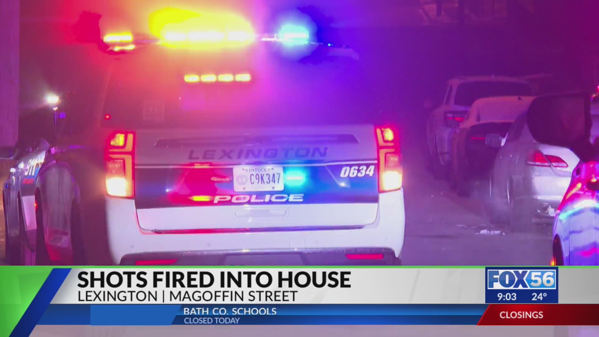 Police investigating after shots fired into Lexington home – FOX 56 News