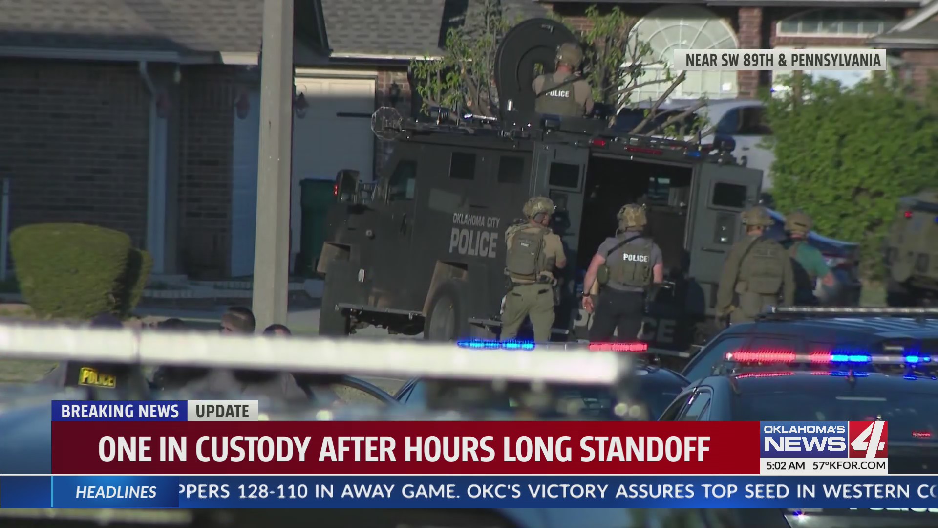 OKC Police Make Arrest In Lengthy Standoff – KFOR.com Oklahoma City