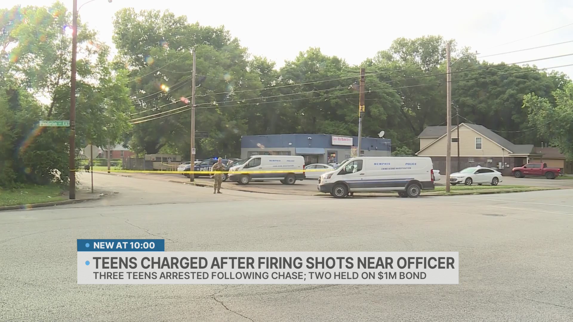 3 teens charged after allegedly shooting at MPD during chase – WREG.com