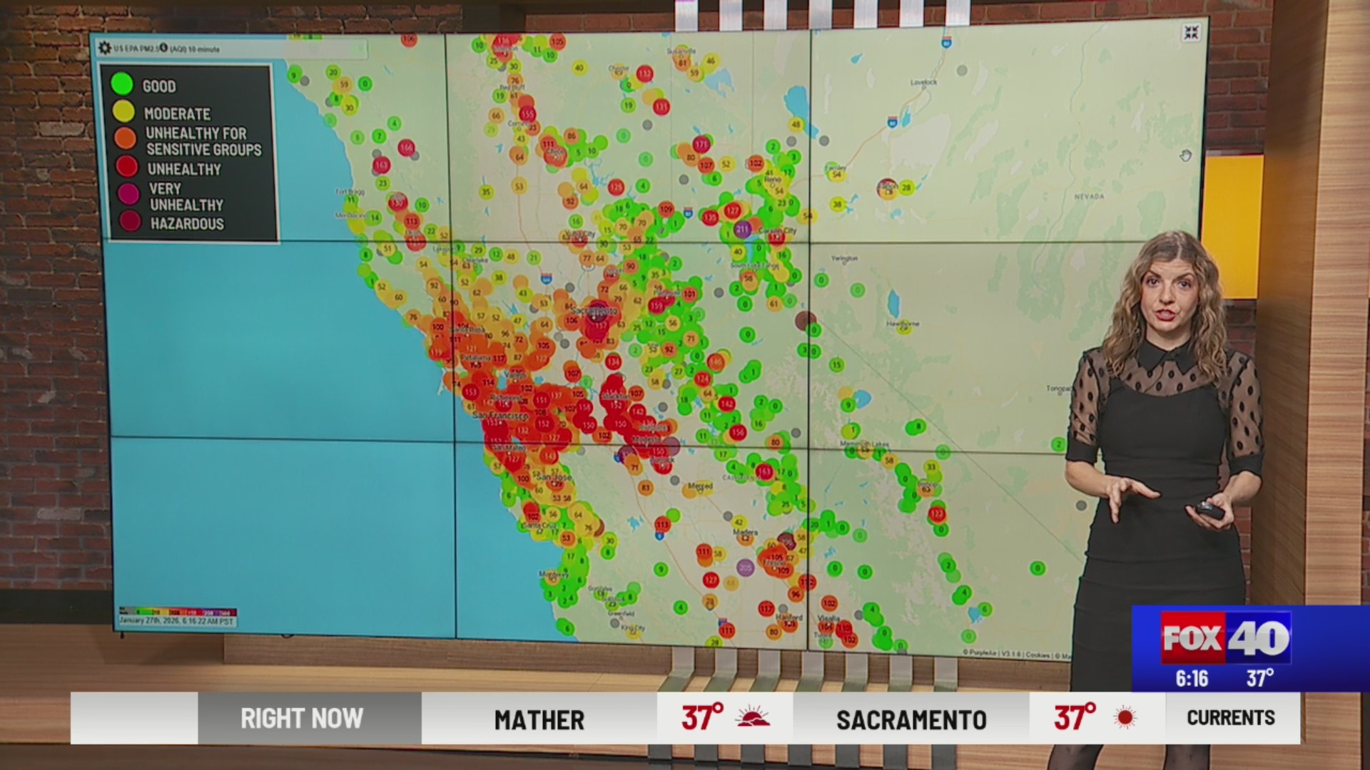 Hazardous air quality in Sacramento region