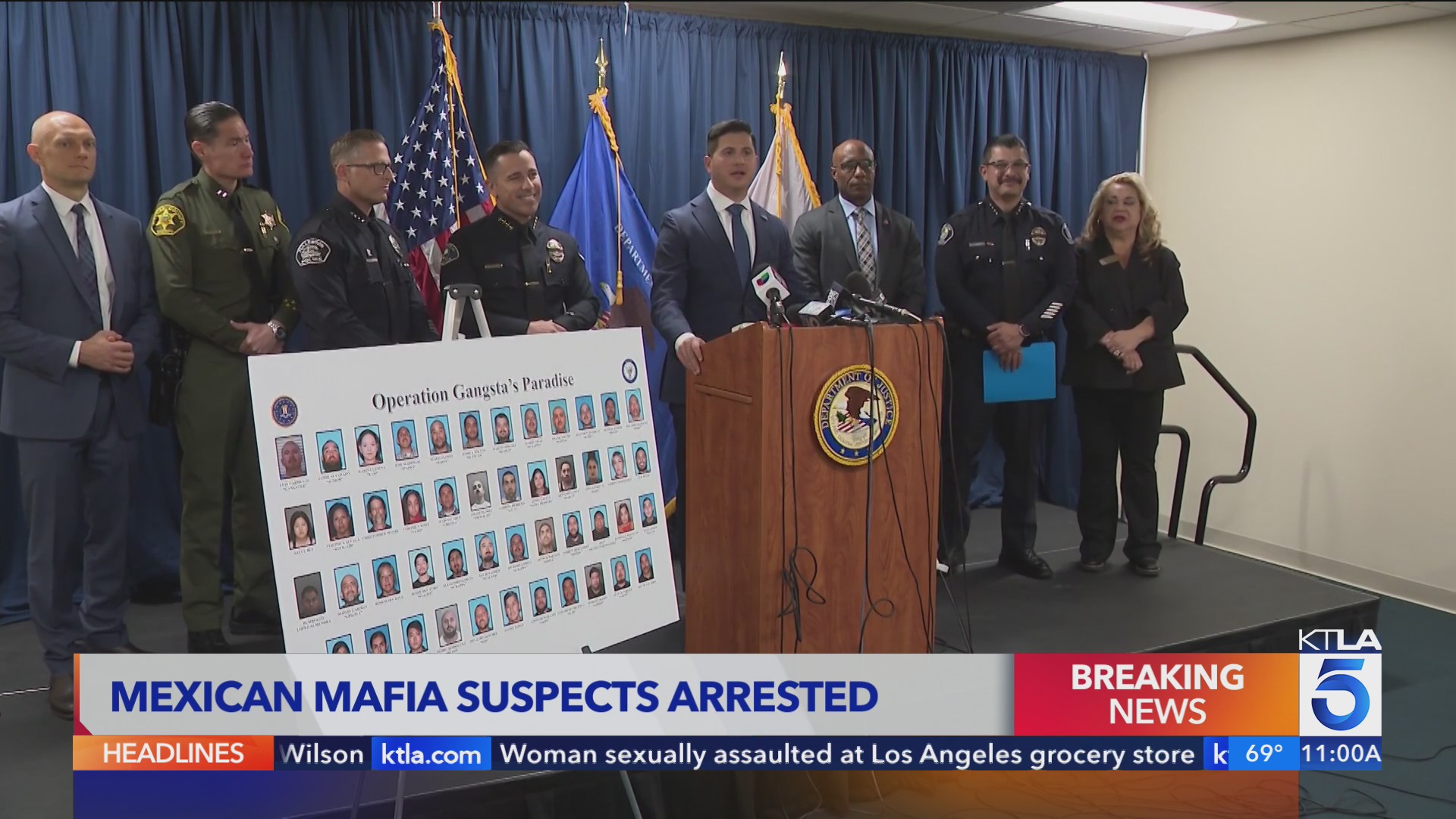 37 arrested in Orange County Mexican Mafia gang federal takedown – KTLA