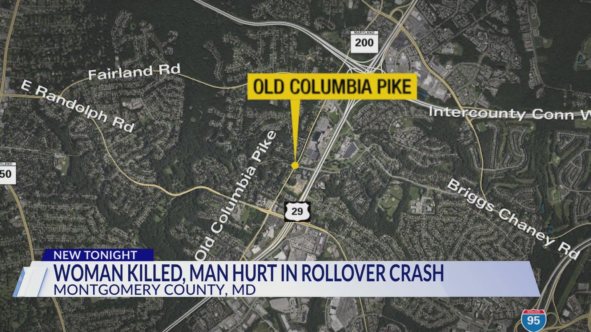 Woman killed, man hurt in Montgomery County rollover crash – DC News ...