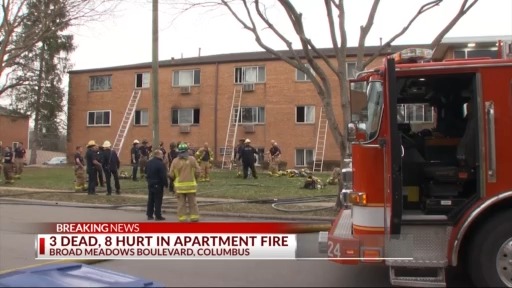 3 dead, 8 injured in north Columbus apartment fire – NBC4 WCMH-TV