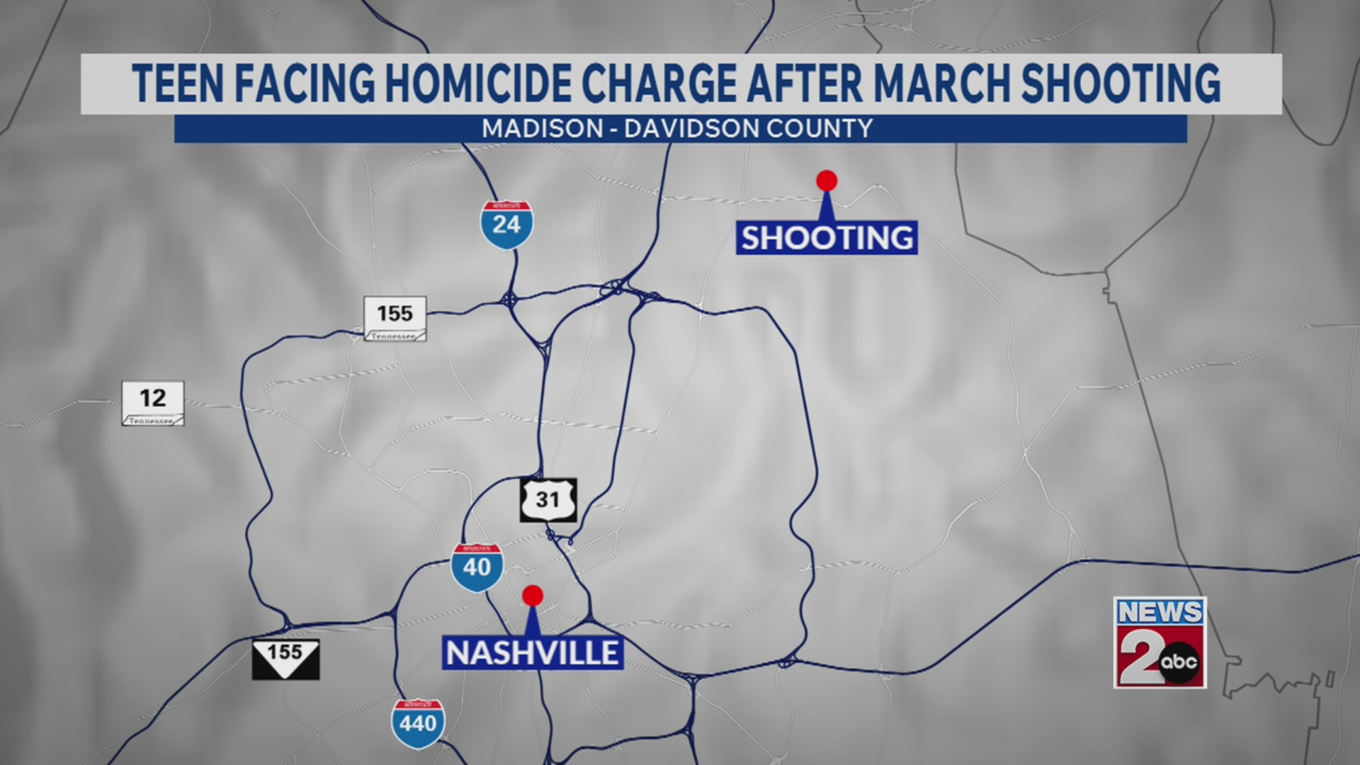 Teen arrested in connection with Madison shooting, police say – WKRN News 2