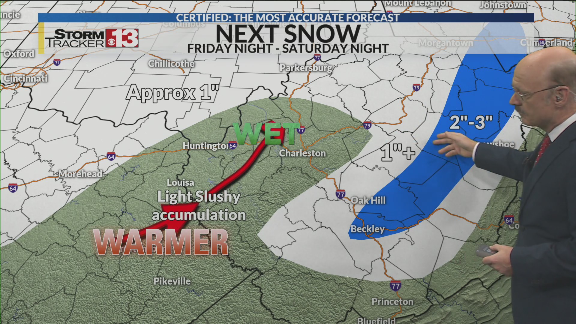 Rain and snow Friday night and Saturday morning – WOWK 13 News