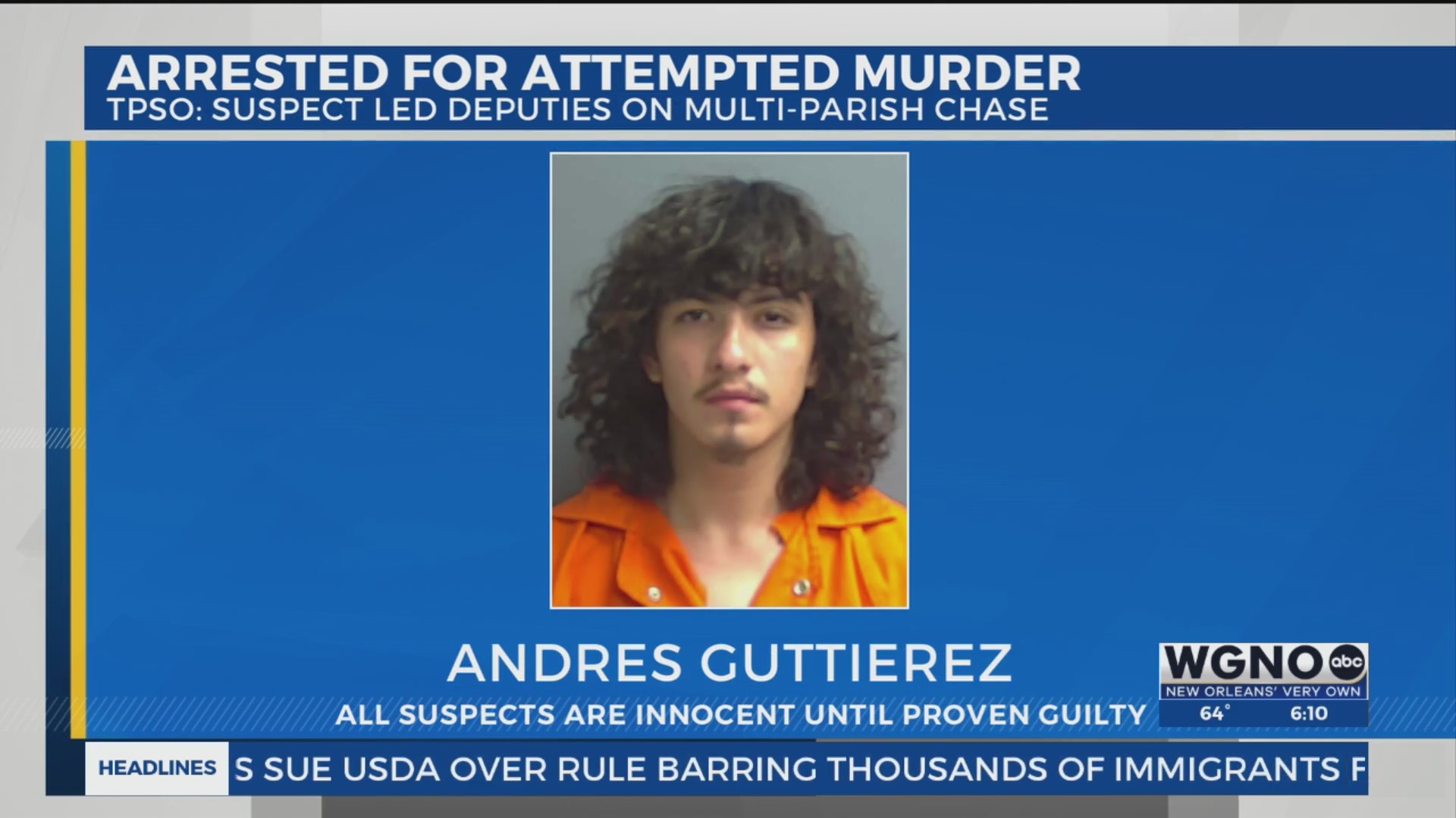 Livingston Parish man accused of attempted murder, leading deputies on ...