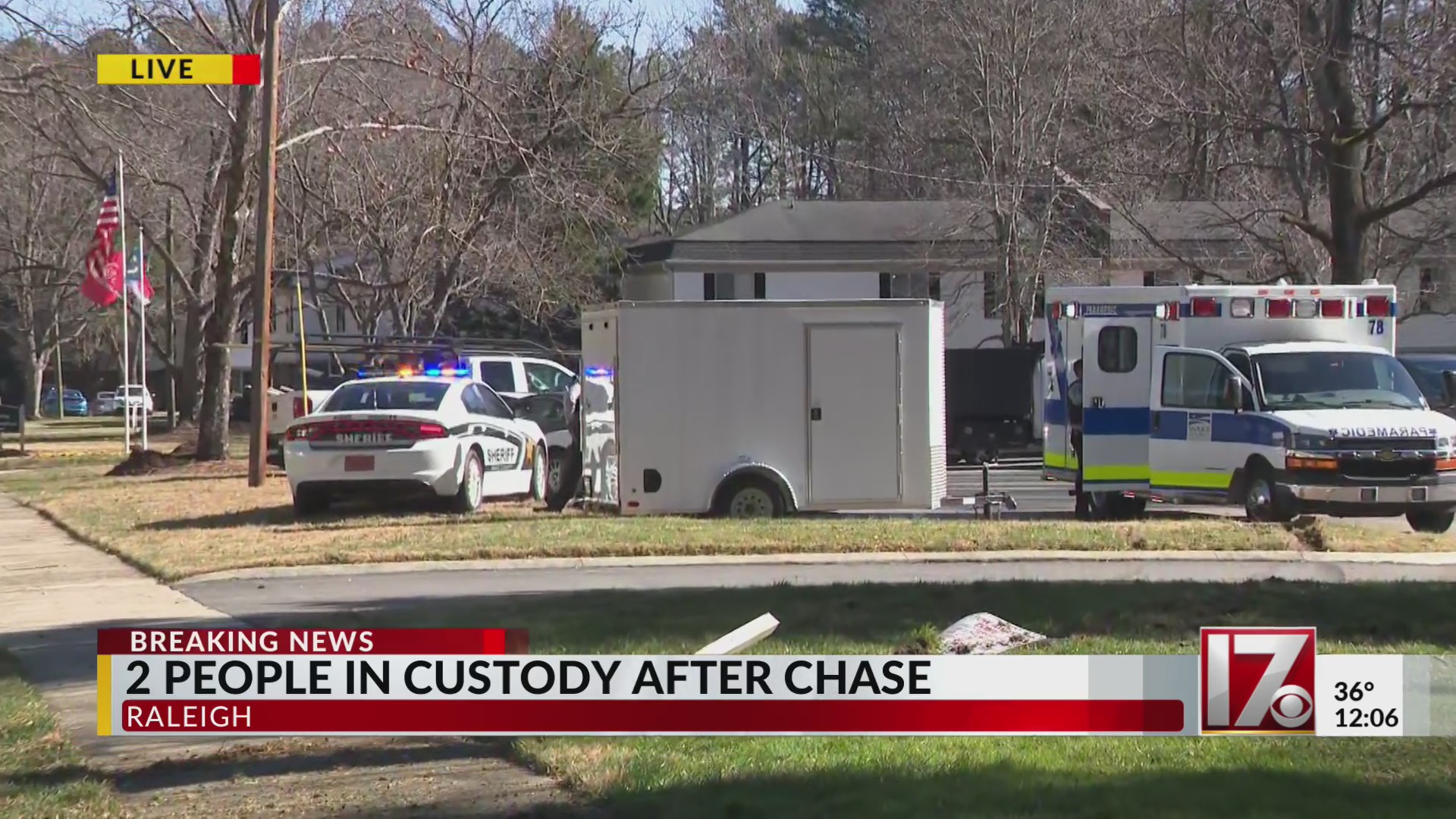 2 suspects in custody after leading deputies on Wake Co. chase: Sheriff ...