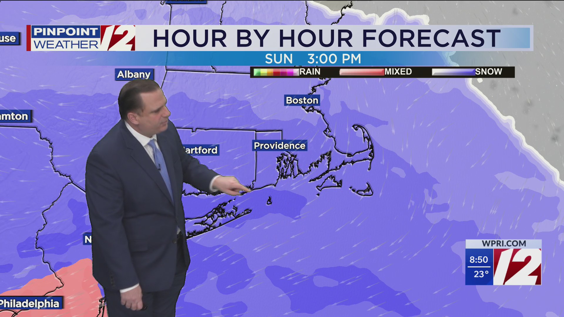 WPRI 12 Weather Forecast for 1/23/26: Bitter cold this weekend; snow on ...
