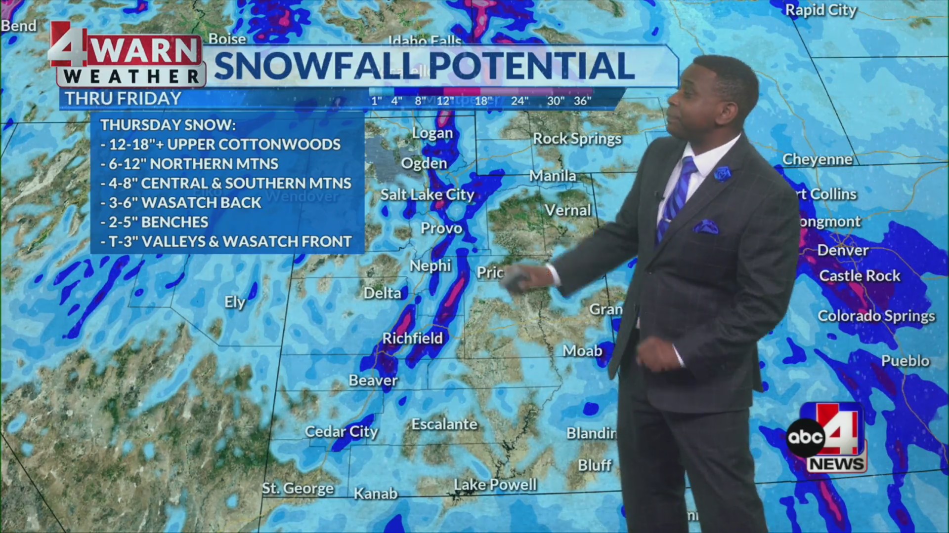 Increasing clouds Wednesday with valley rain and mountain snow showers ...
