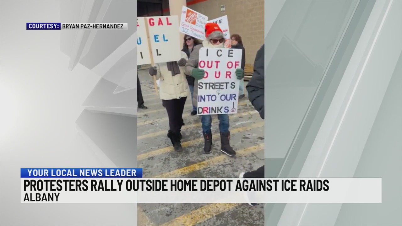 Protesters rally outside Albany Home Depot against ICE raids – NEWS10 ABC