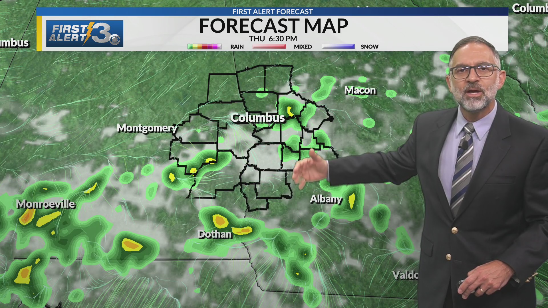 Wrbl Bob Jeswald Weather Update-Columbus, Ga.-A taste of fall? Cool fronts ...