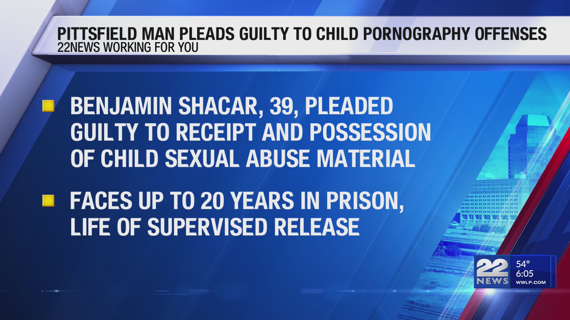 Pittsfield man pleads guilty to child pornography offenses – WWLP