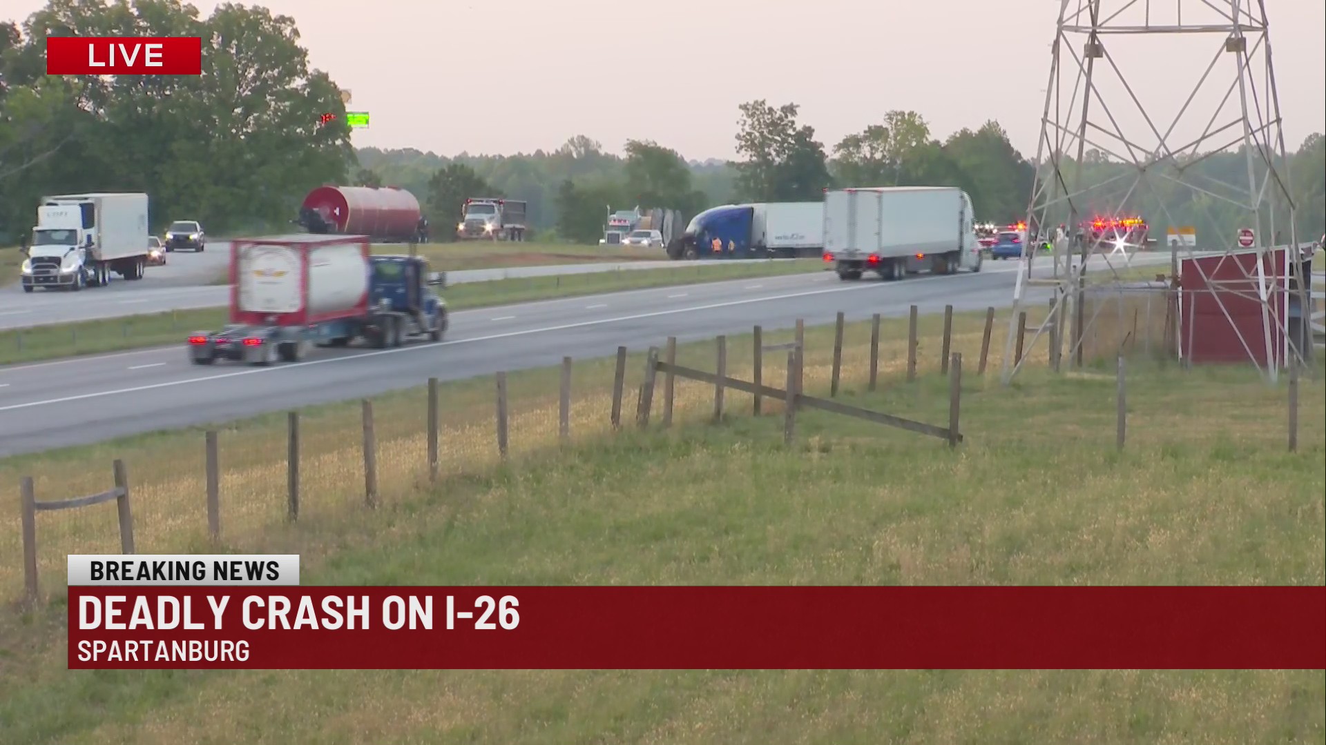Coroner responds to crash on I-26W in Spartanburg Co. – WSPA 7NEWS