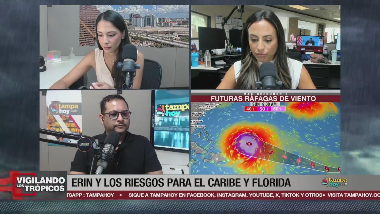 Erin se fortalece en el Atlántico: ¿Florida en riesgo? | Vigilando los Trópicos