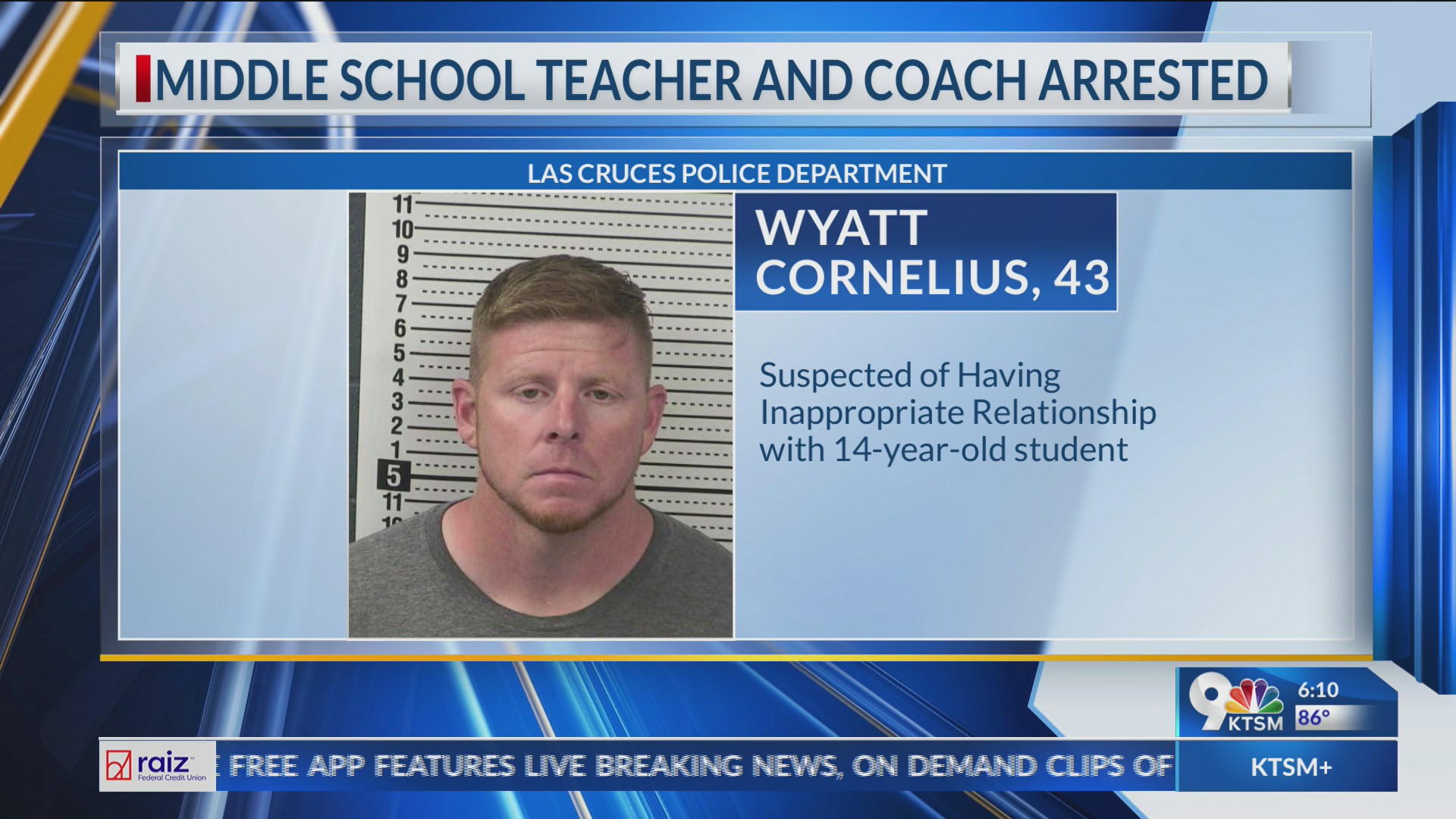 Ex-teacher arrested after improper student relationship – KTSM 9 News
