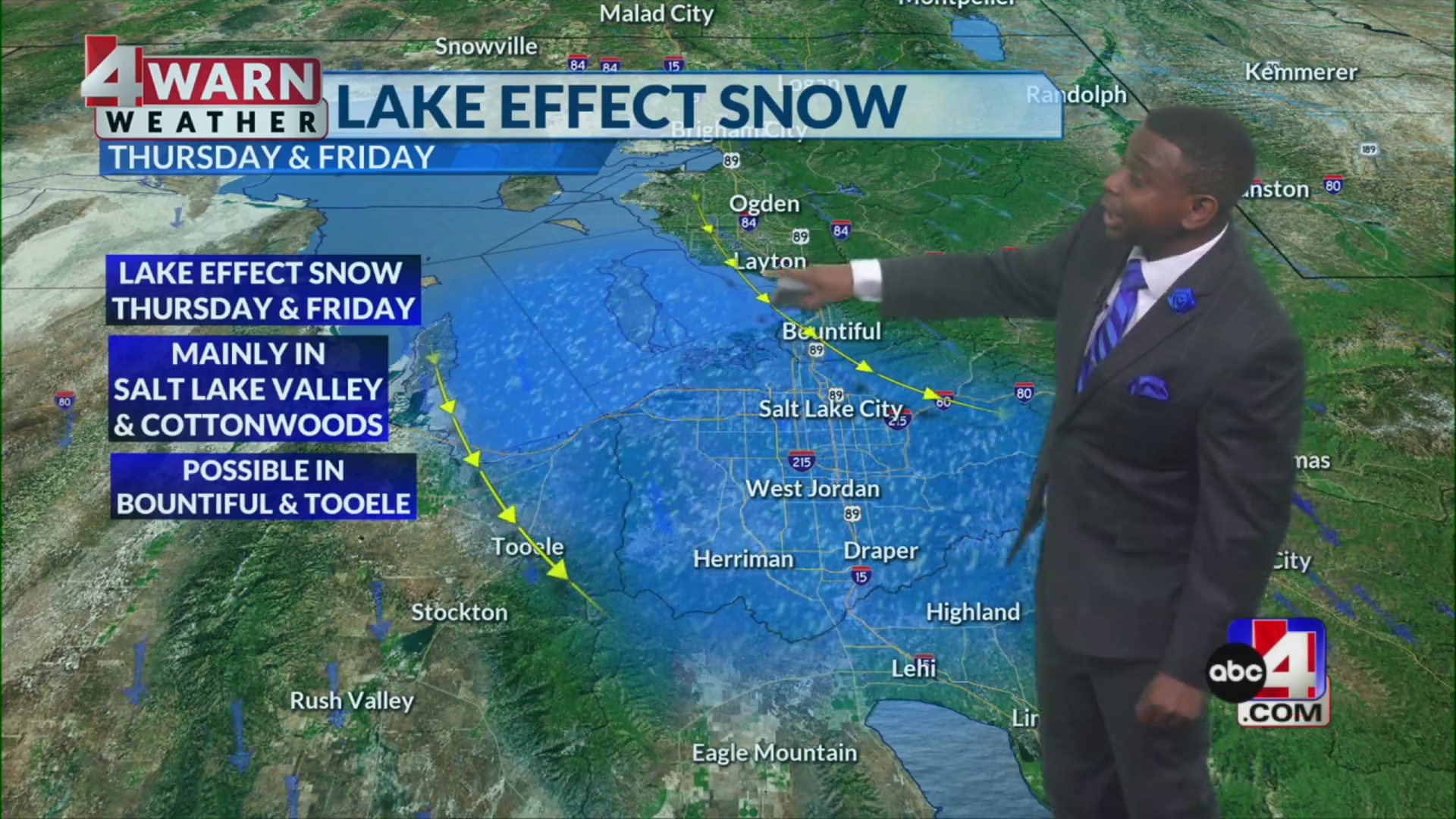 Isolated valley rain showers and mountain snow showers Wednesday ...