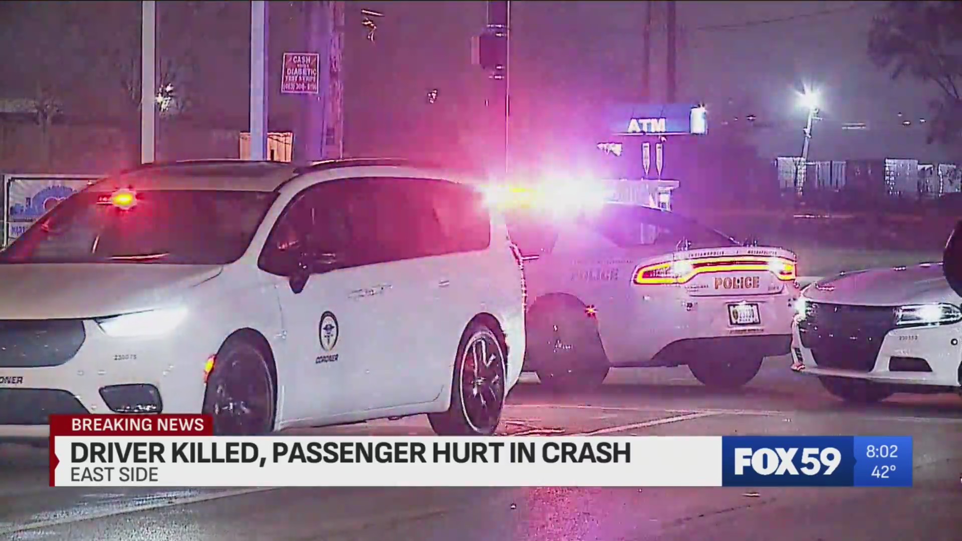 1 dead, 1 critically hurt in crash on east side – Fox 59