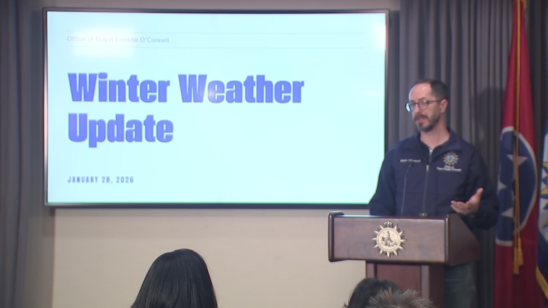 Opening remarks at Nashville winter storm press conference – WKRN News 2
