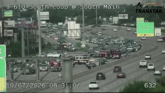Local Open Network Loop Houston Traffic Alert: Major 4-Vehicle Accident on I-610 South Loop ...