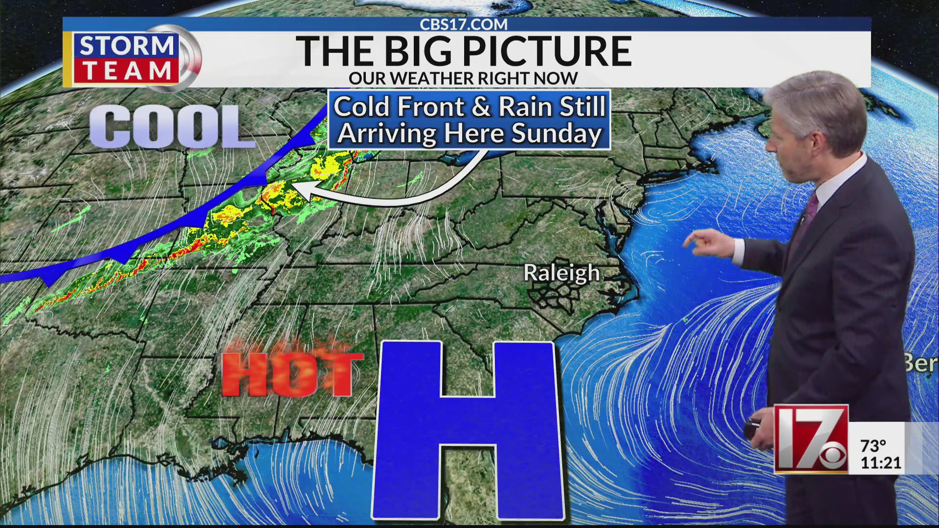 Central NC 90s continue into weekend – CBS17.com