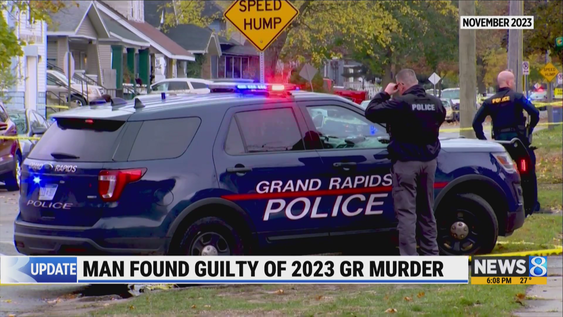 Jury finds man guilty in 2023 Grand Rapids murder – WOODTV.com
