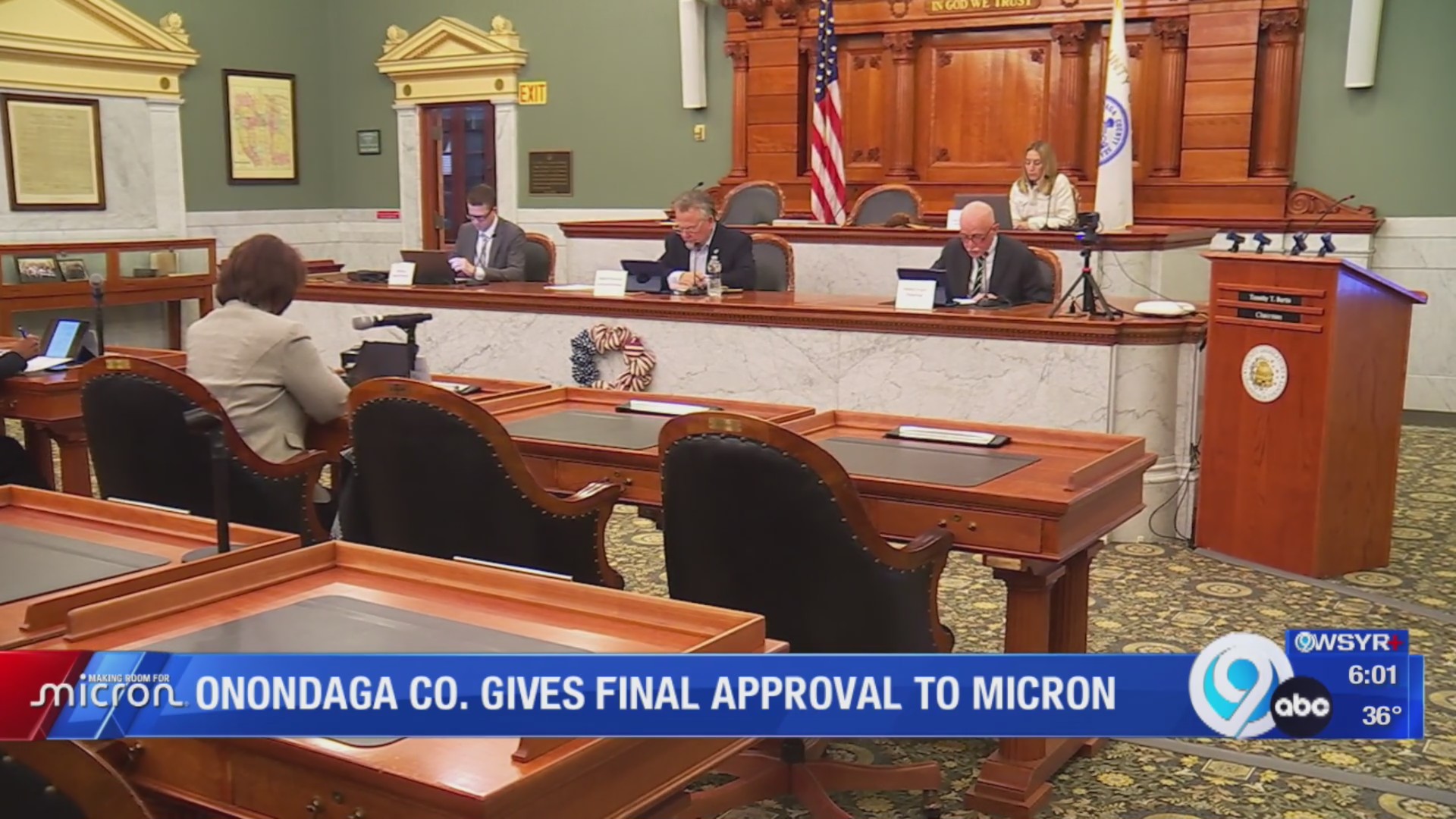 Onondaga County gives final approval to Micron – WSYR