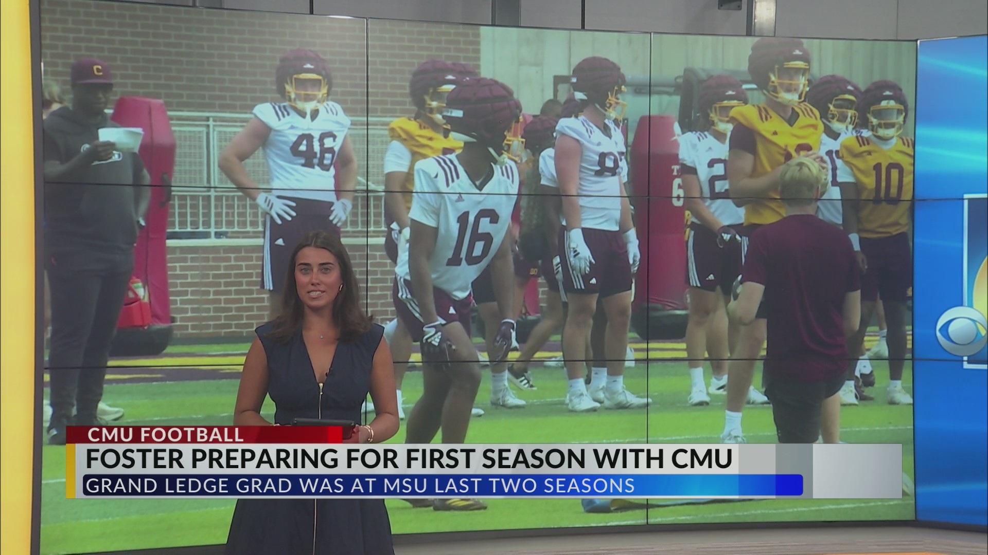 Grand Ledge's Shawn Foster prepares for senior football season at Central Michigan