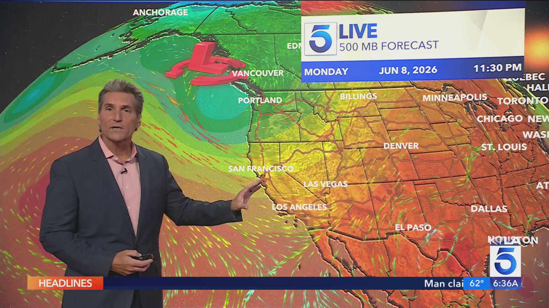 Mild forecast with temps slightly below normal this weekend – KTLA