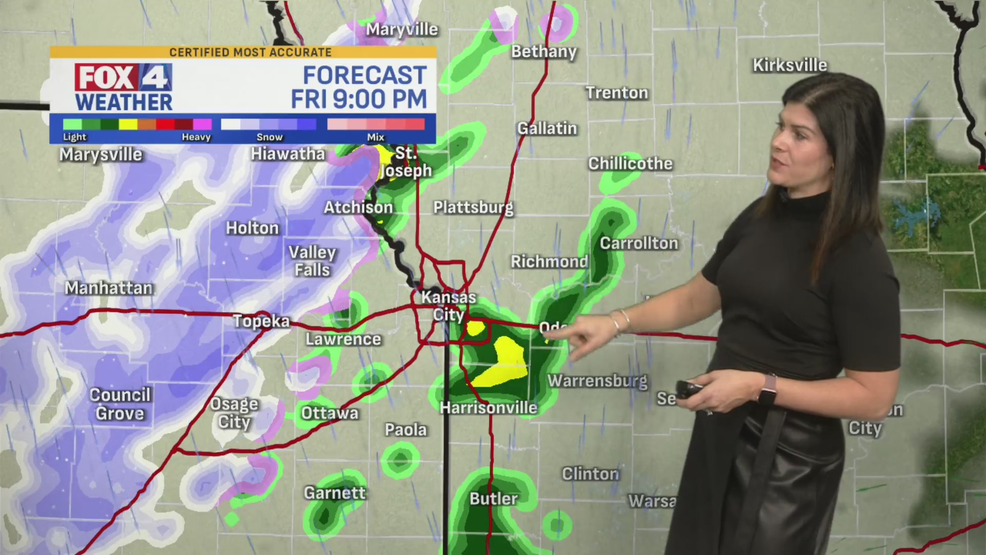 FOX4 Forecast: Cloudy & cold start! – FOX 4 Kansas City WDAF-TV