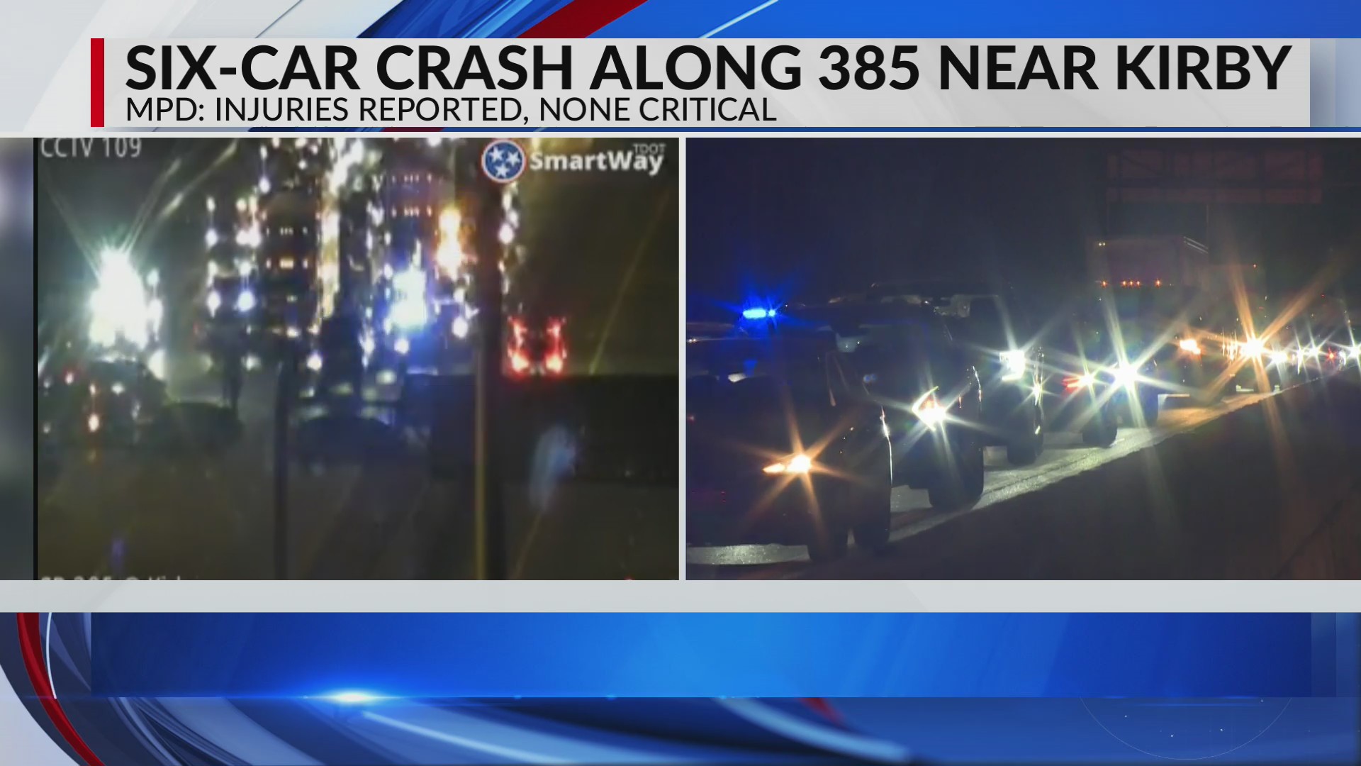 Injuries reported in six-vehicle crash along Highway 385 – WREG.com