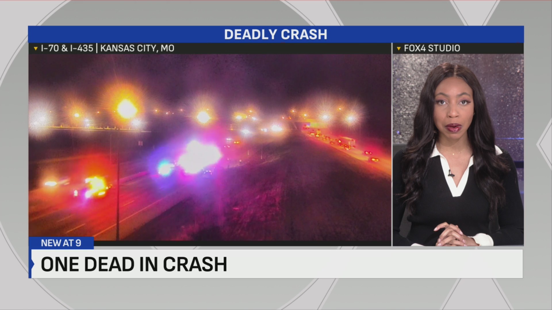 1 dead, 1 injured in I-70 crash near stadiums – FOX 4 Kansas City WDAF ...