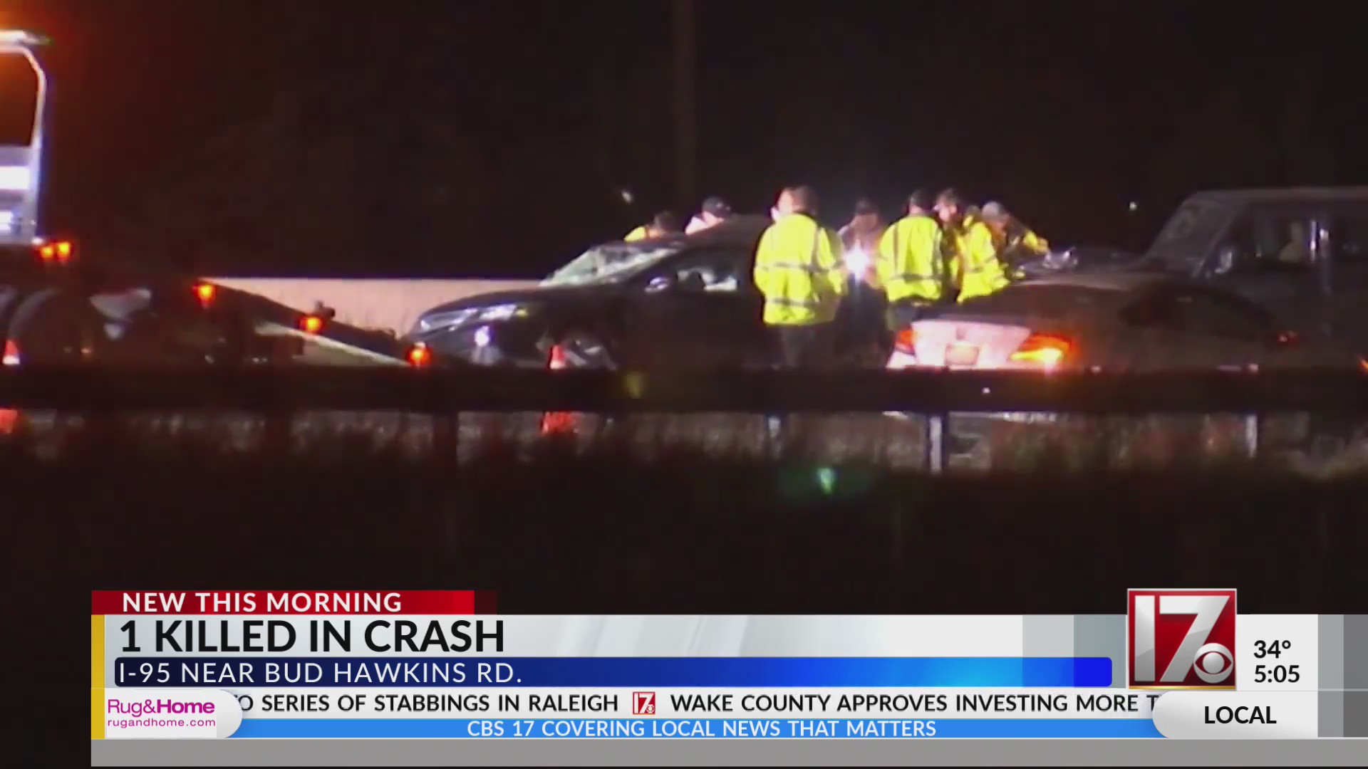1 dead in I-95 north crash near Dunn in Harnett County, NC officials ...