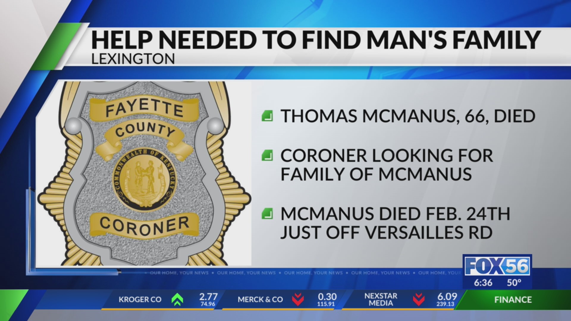 Fayette County coroner seeks help identifying next of kin of deceased ...