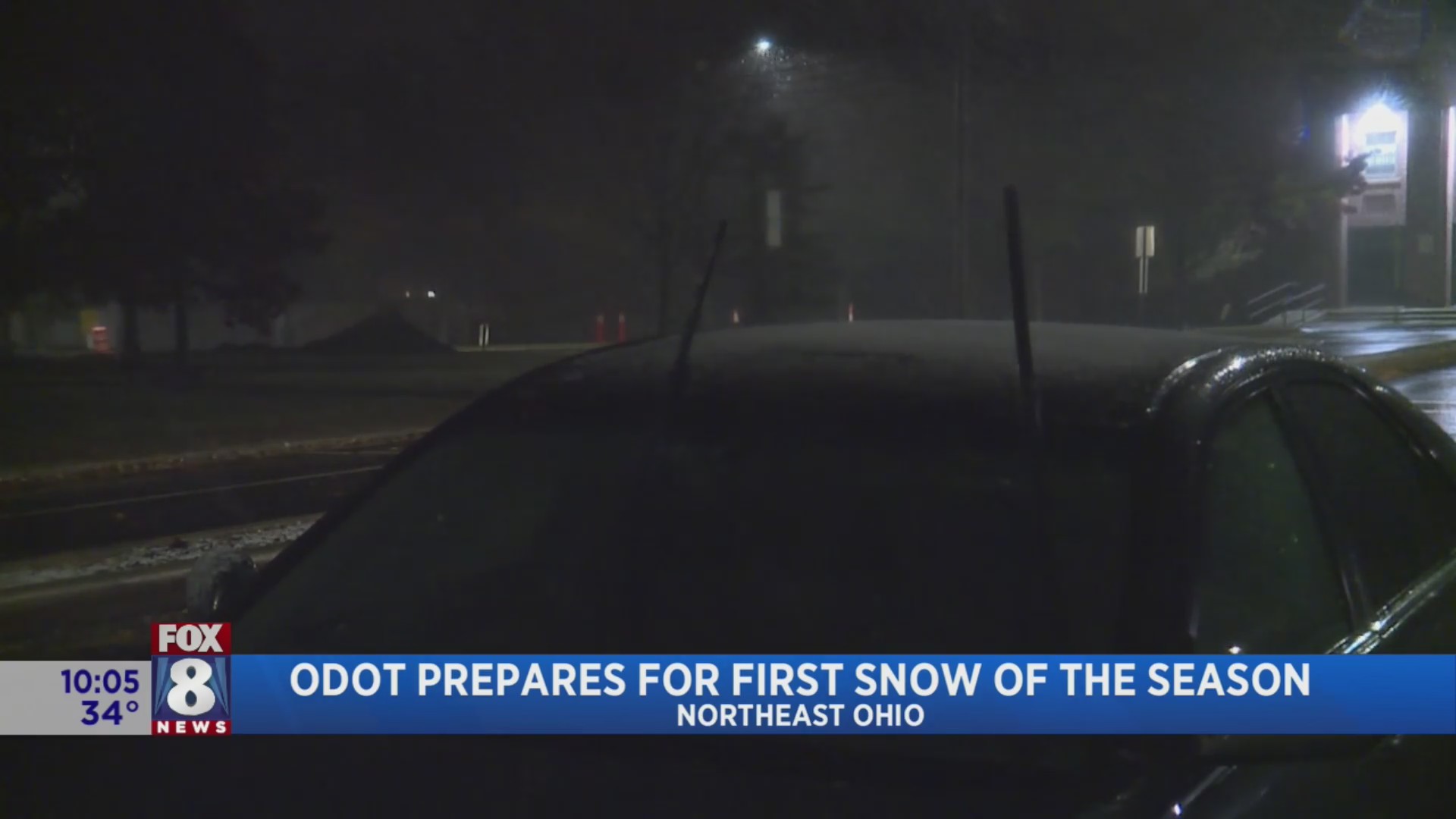 ODOT plows hit roads as first snowfall of season falls in Northeast ...