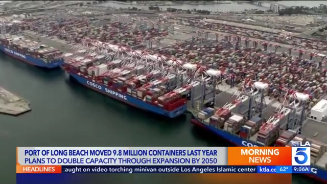 Port of Long Beach sets cargo record, Plans Expansion – KTLA