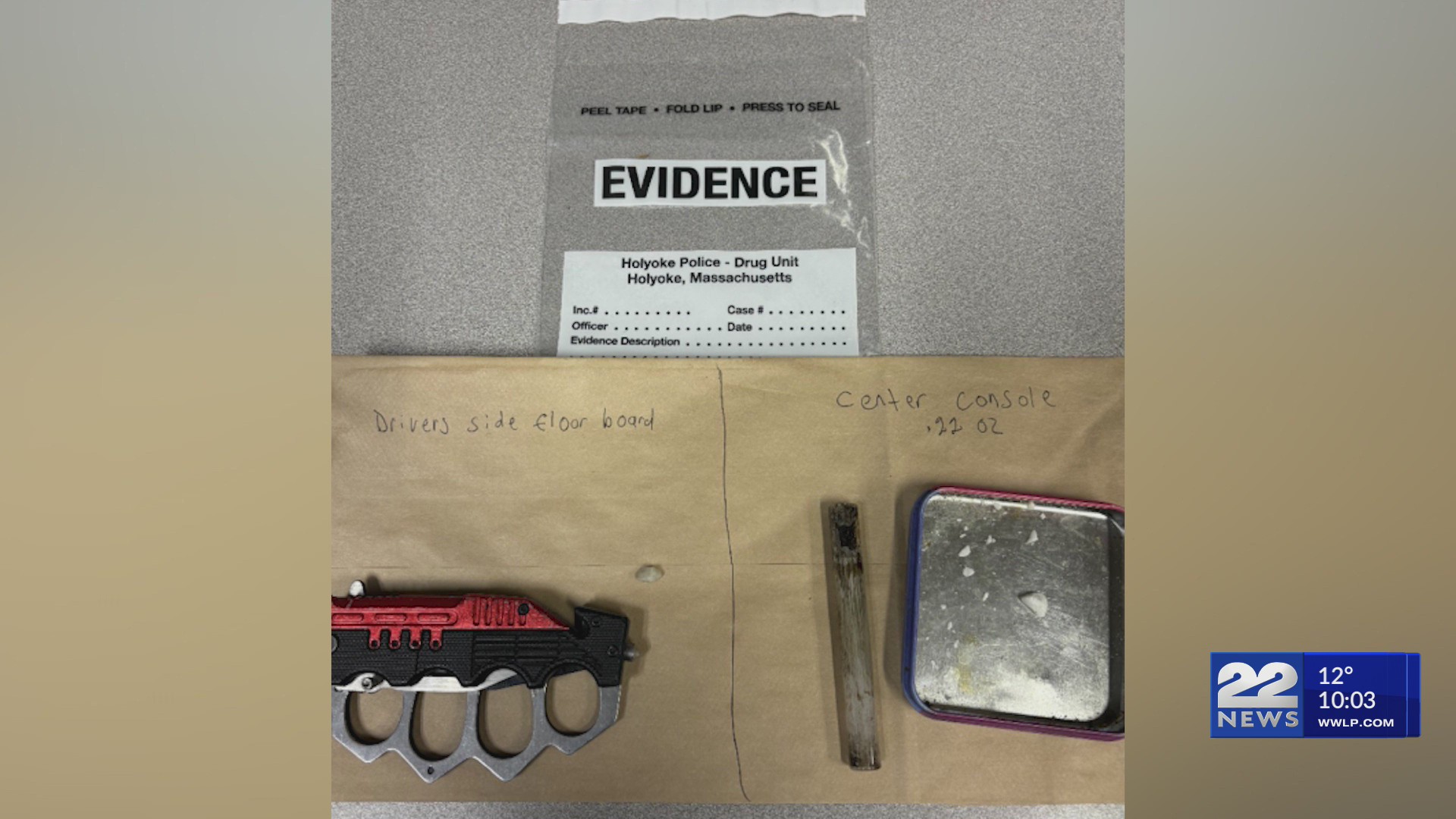 Holyoke police seize cocaine, brass knuckles during traffic stop – WWLP