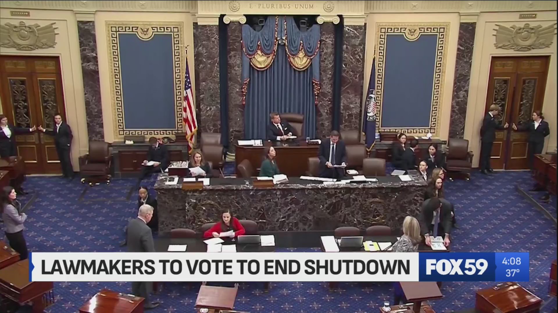 Senate passes bill to end shutdown, bill heads to House – Fox 59