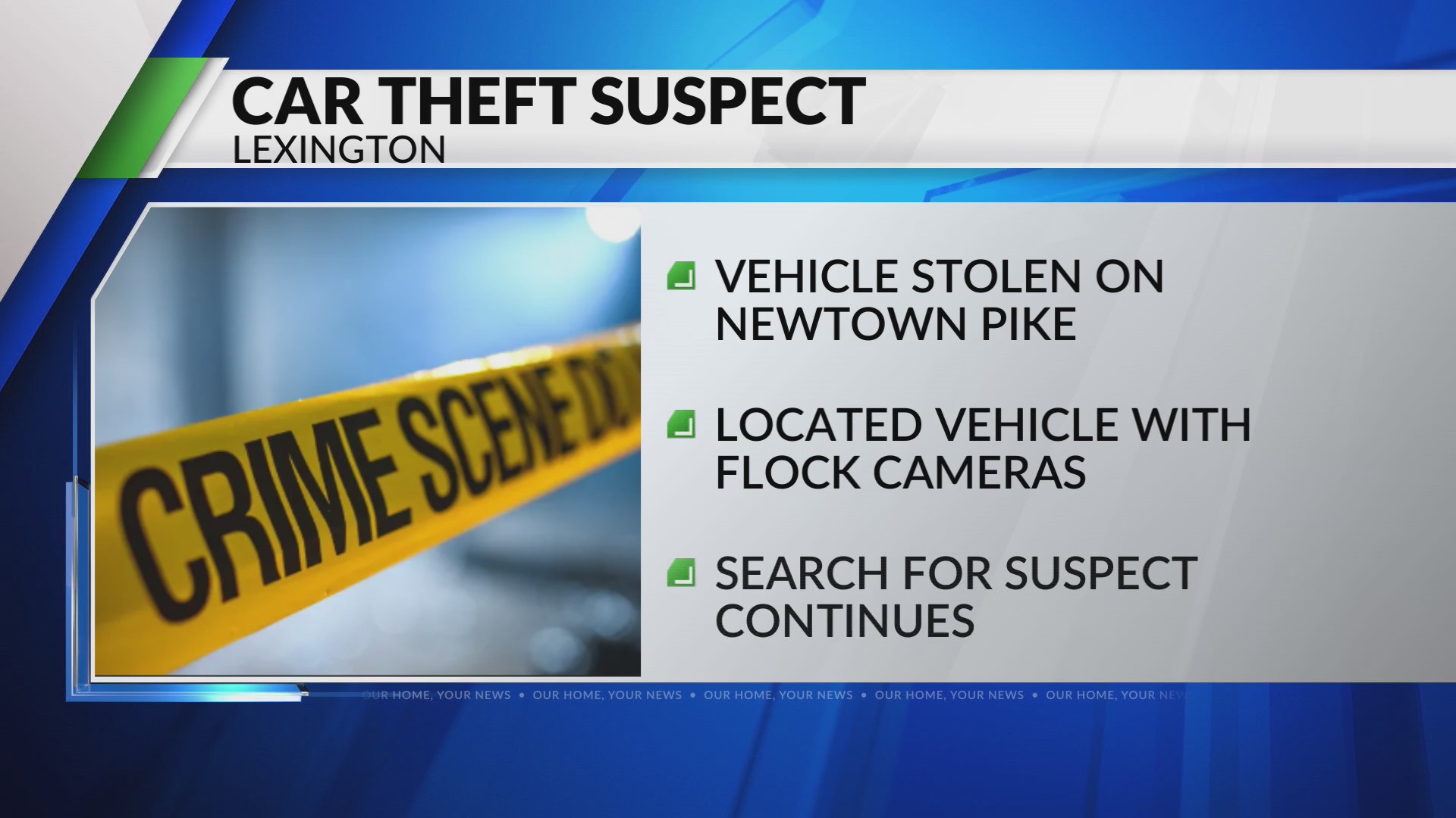Police search for suspect in Lexington car theft – FOX 56 News
