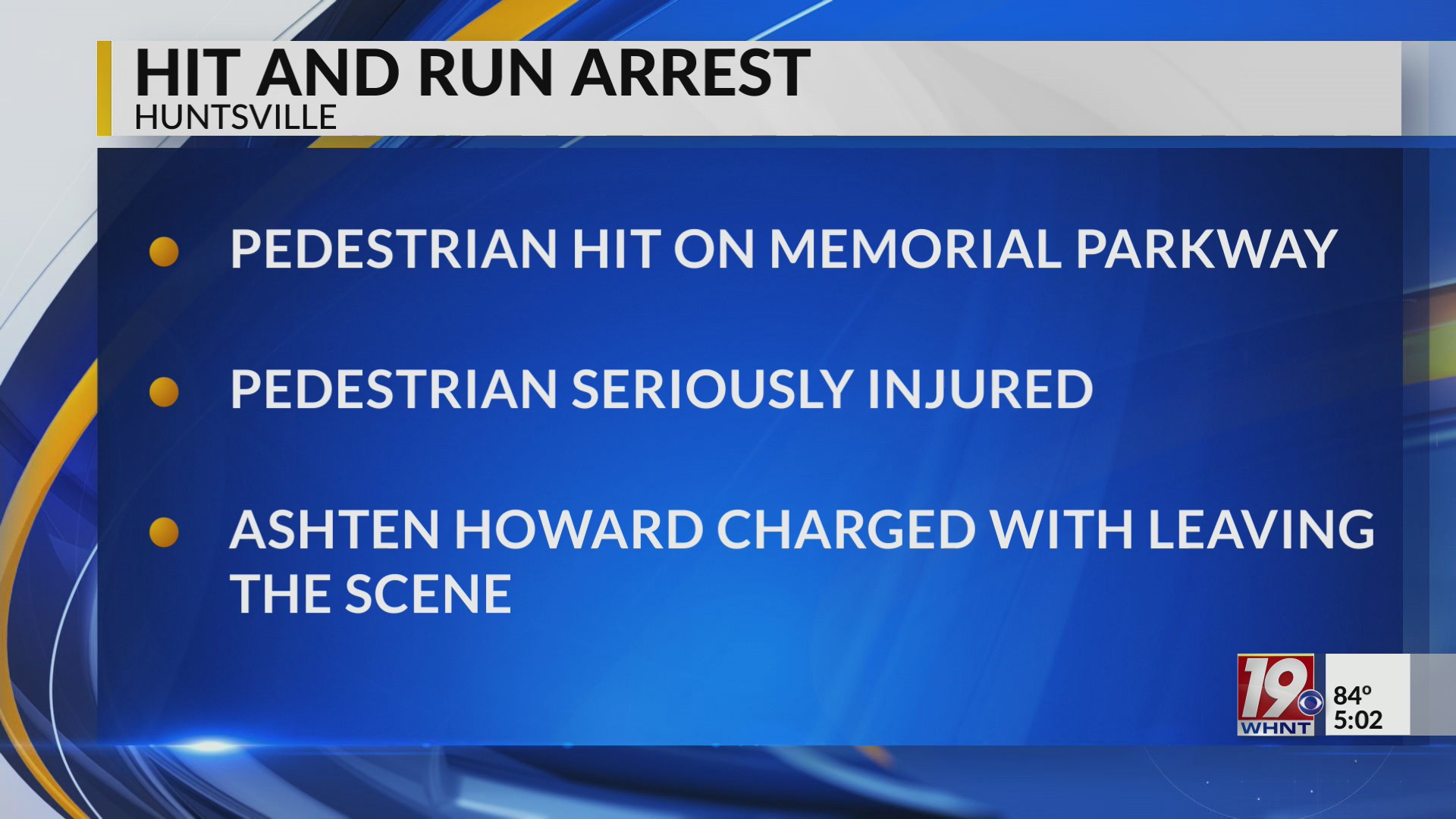 Suspect Arrested After Pedestrian Hit & Run in Huntsville | June 6 ...