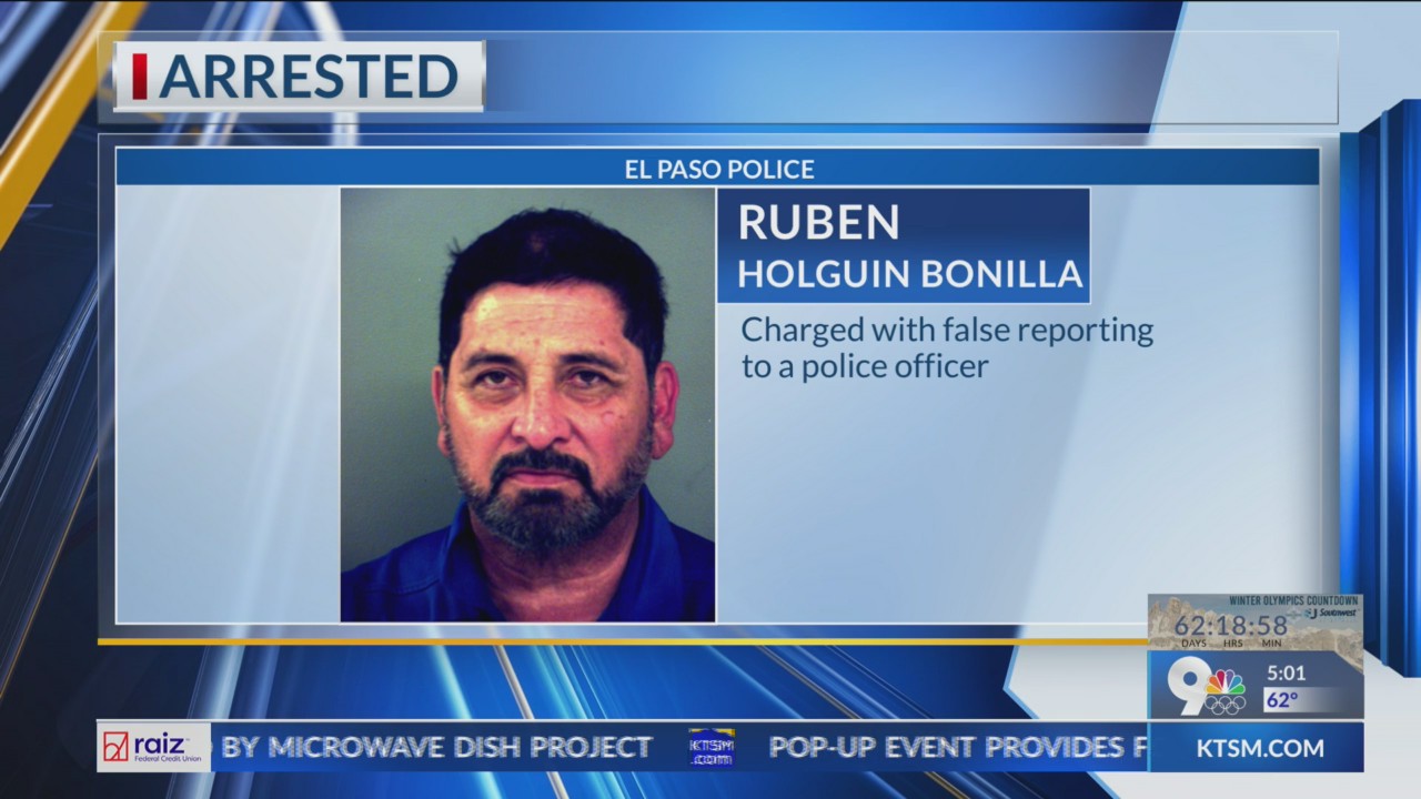 Man allegedly reports vehicle stolen that wife was driving – KTSM 9 News