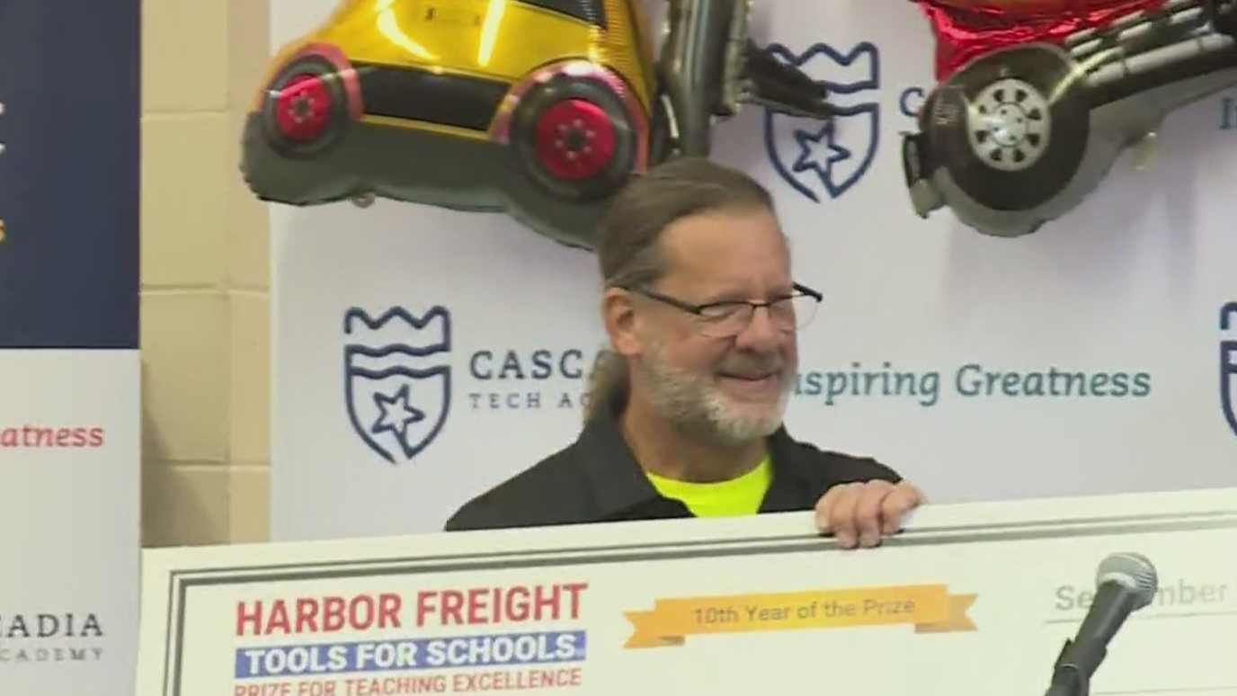 Vancouver teacher wins $100K Harbor Freight Tools for Schools prize