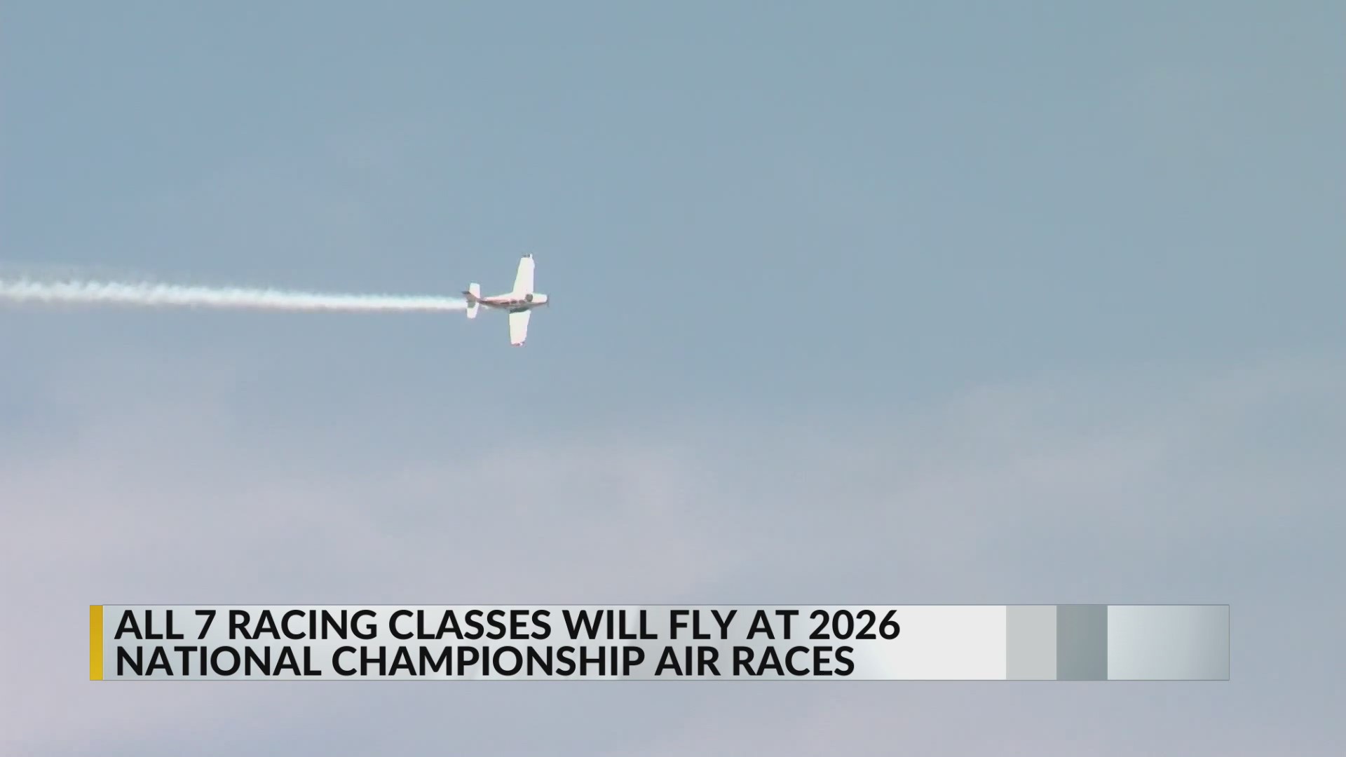 All 7 racing classes will fly at 2026 National Championship Air Races