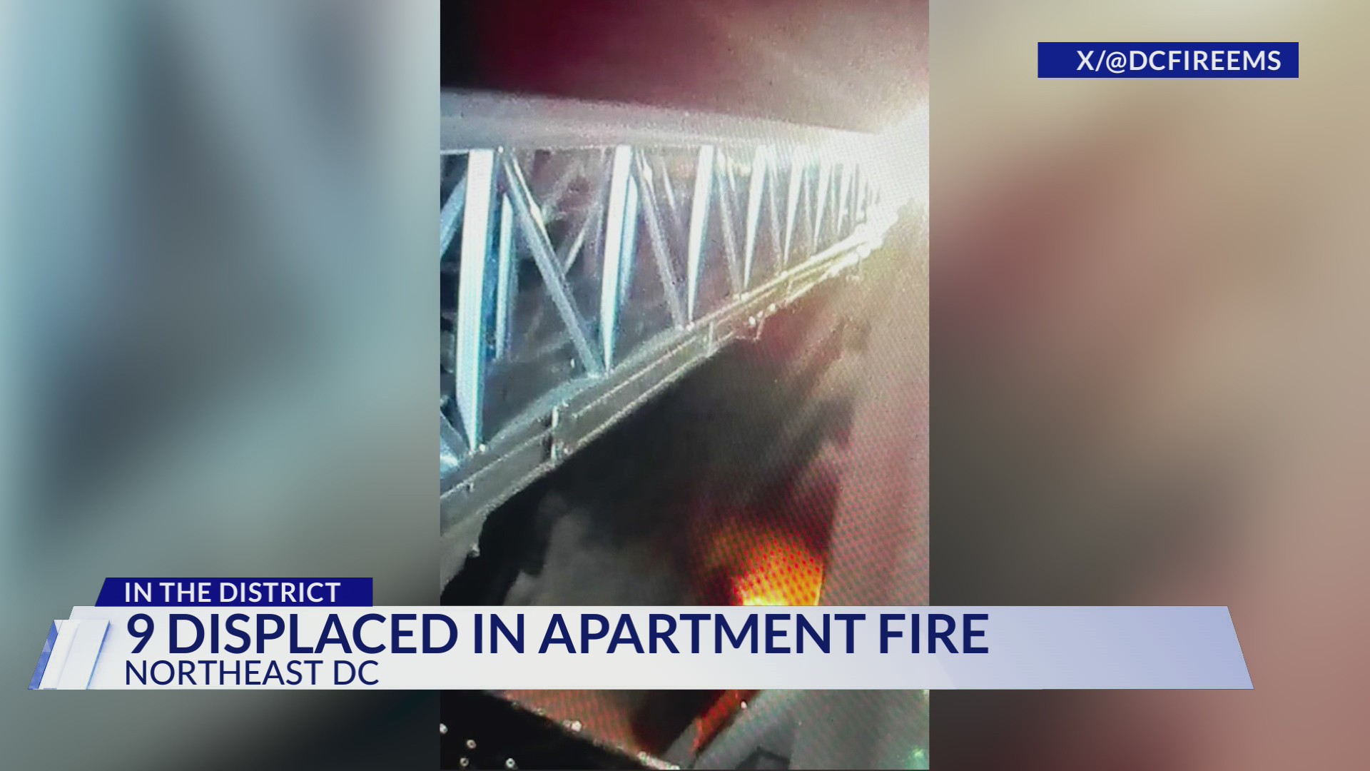DC firefighters battle high-rise apartment building fire in bitter cold ...