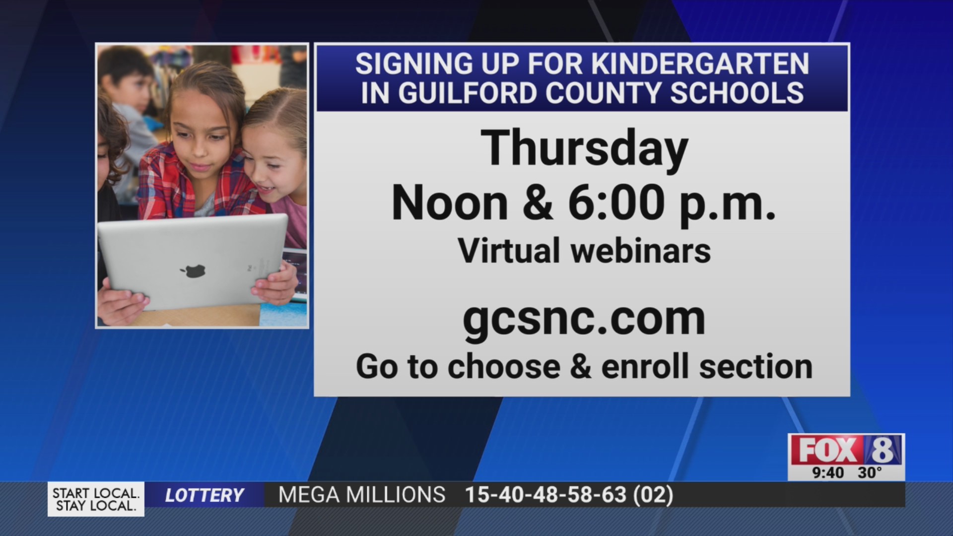 What to know about registering kids for kindergarten – FOX8 WGHP