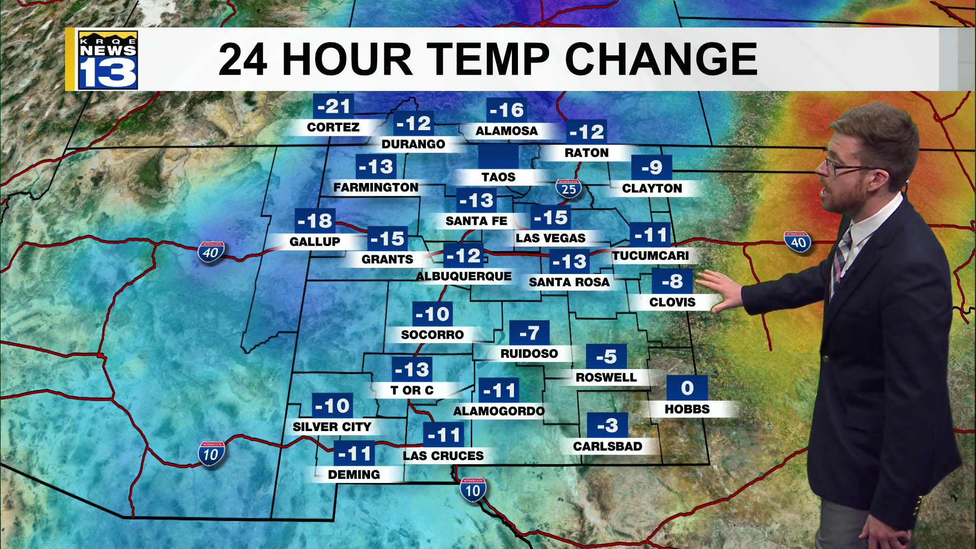 Friday Forecast: Gusty winds, cooler weather throughout New Mexico ...