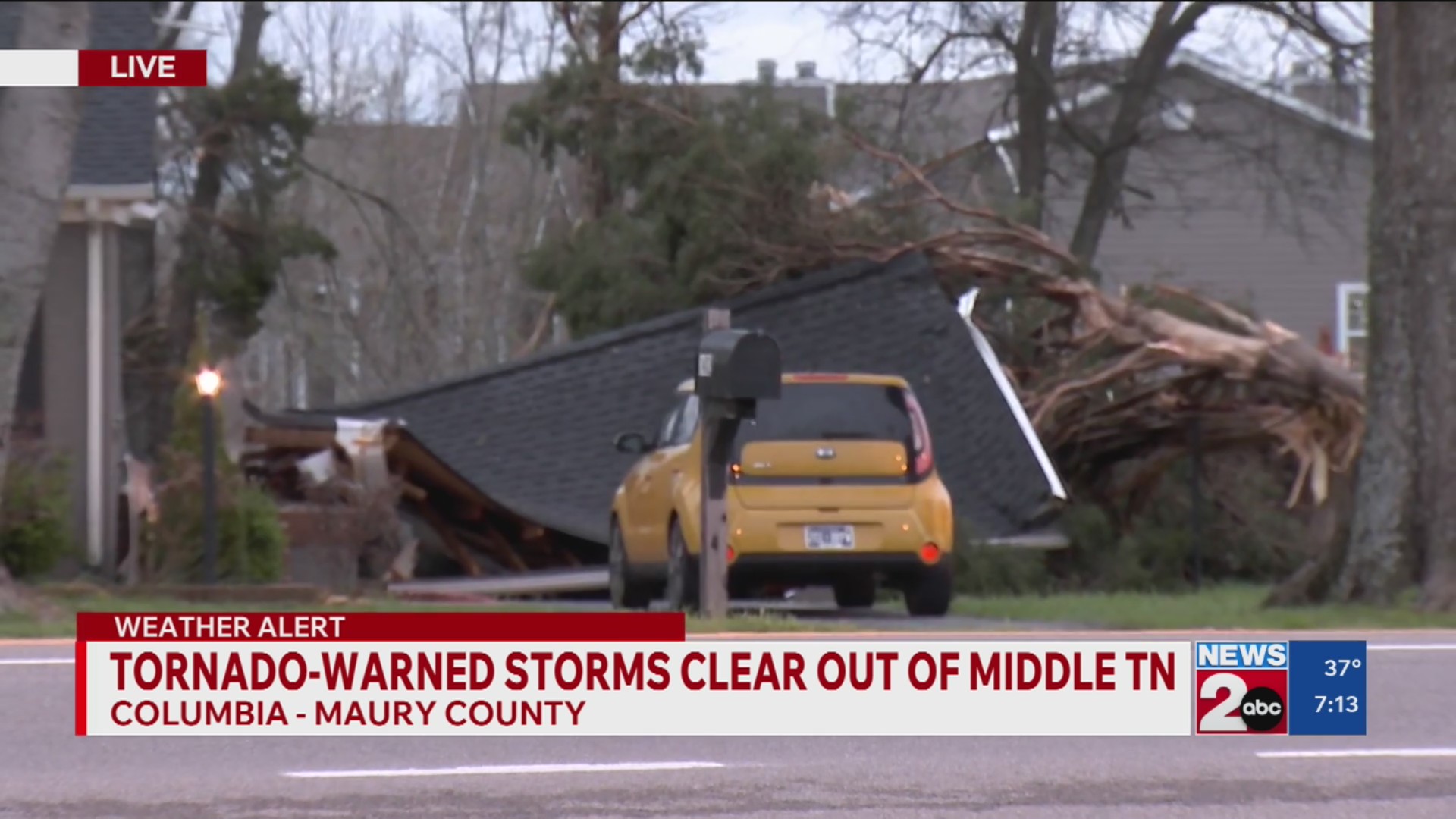 Structures damaged in Columbia due to severe weather – WKRN News 2