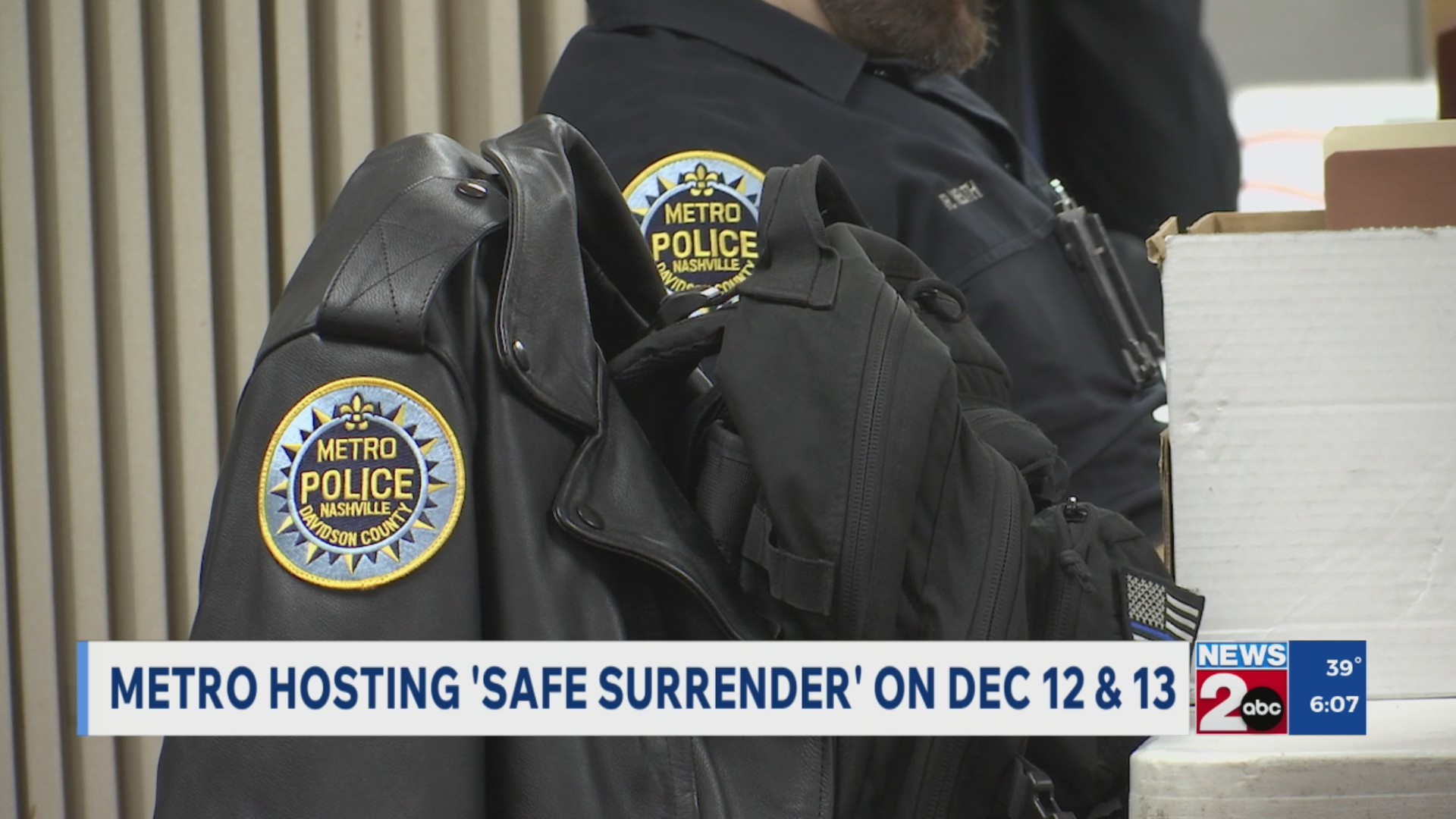 Metro police holding safe surrender event in December – WKRN News 2