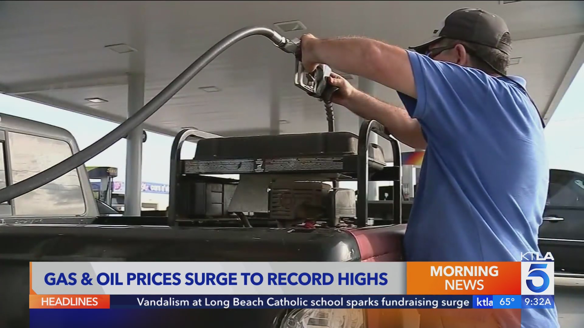 Gas prices surge to highest levels in nearly 4 years – KTLA