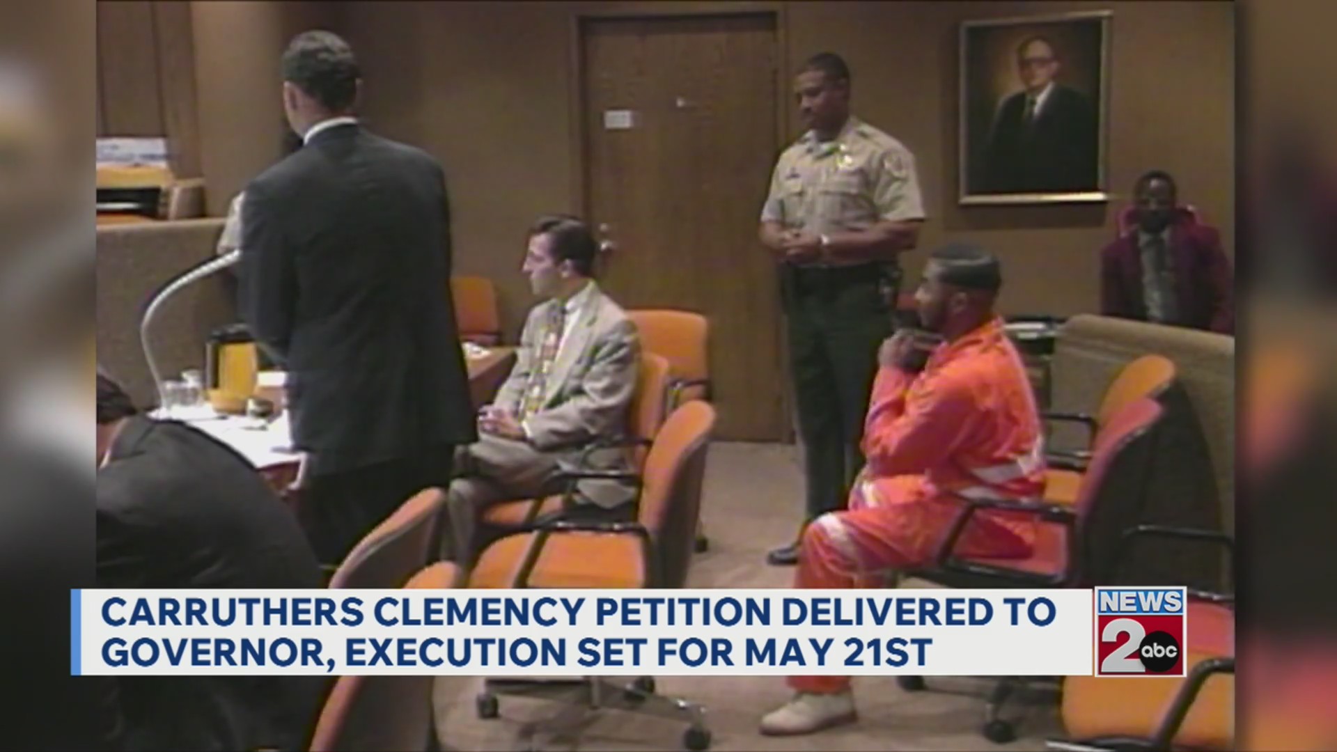Tony Carruthers clemency petition delivered to governor, execution set ...